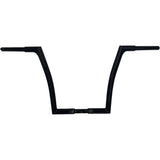 FAT Baggers INC. 1-1/4" EZ Install Flat Top Handlebar 14" Black - 706014-B For Harley Road Glide 2015-2022