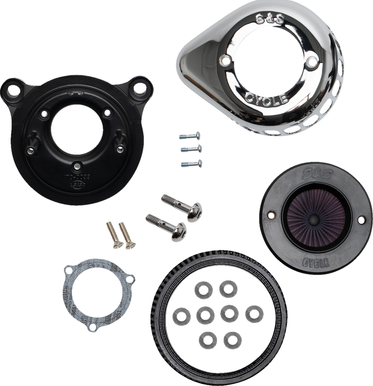 Air Stinger Stealth Air Cleaner Kit - Chrome - 1010-2963