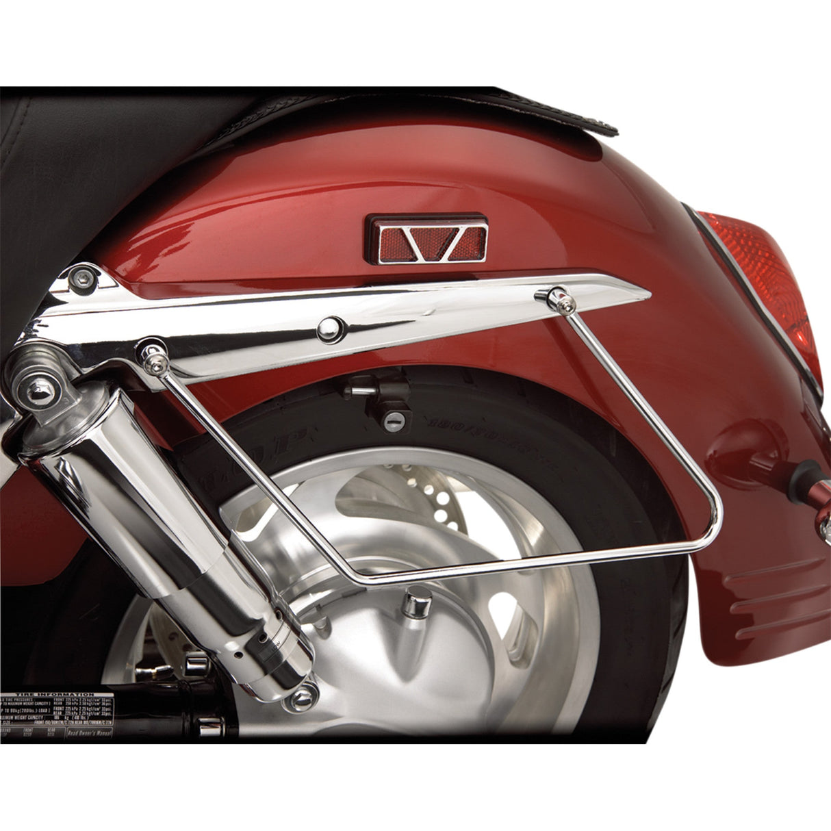Show Chrome Saddlebag Support - 55-117 Honda VTX1800S / VTX1300R / VTX1800T 2002-2009