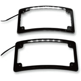 CUSTOM DYNAMICS 2030-0631 LPF-RAD-C-LP LED License Plate Frame chrome