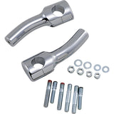 DRAG SPECIALTIES 0602-0469 Big Buffalo Handlebar Risers pullback - 5-1/2" - chrome