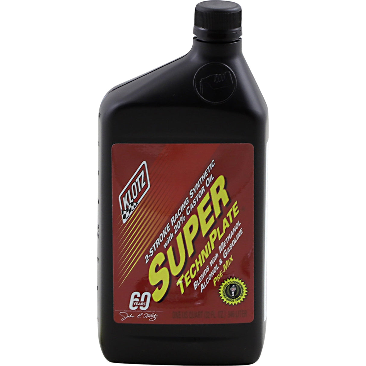KLOTZ OIL KL-100 KL-100 Super TechniPlate® Synthetic 2-Stroke Premix Oil 2-Cycle Oil - 1 U.S. quart