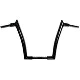FAT Baggers INC. 1-1/2" EZ Install Pointed Top Handlebar 14" Black - 807014-B For Harley Touring 2008-2016