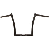FAT Baggers INC. 1-1/4" EZ Install Pointed Top Handlebar 14" Black - 908014-B For Harley Motorcycles 2007-2025
