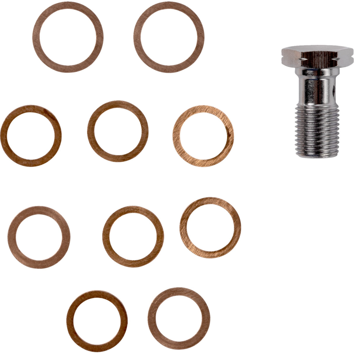 LA Choppers Brake Line Kit Chrome - LA-8059B13 For Harley Touring 2023-2026