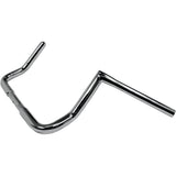 LA Choppers 1-1/4" Twin Peaks Touring Handlebar 10" Chrome - LA-7361-10 For Harley Touring 1996-2022