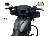 Tab Performance Indian Folsom Prison Series Handlebars | - Black, Plus 6 FOLSOM-BARS-INDIAN-BLACK-PLUS-6