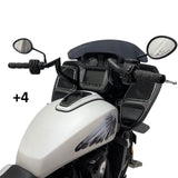 Tab Performance Indian Folsom Prison Series Handlebars | - Black, Plus 4 FOLSOM-BARS-INDIAN-BLACK-PLUS-4