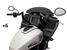 Tab Performance Indian Folsom Prison Series Handlebars | - Black, Plus 4 FOLSOM-BARS-INDIAN-BLACK-PLUS-4