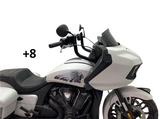 Tab Performance Indian Folsom Prison Series Handlebars | - Black, Plus 6 FOLSOM-BARS-INDIAN-BLACK-PLUS-6