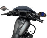 Tab Performance Folsom Prison Reduced Reach Handlebars | Indian - Chrome, Plus 4 FOLSOM-REDUCED-BARS-INDIAN-CHROME-PLUS-4