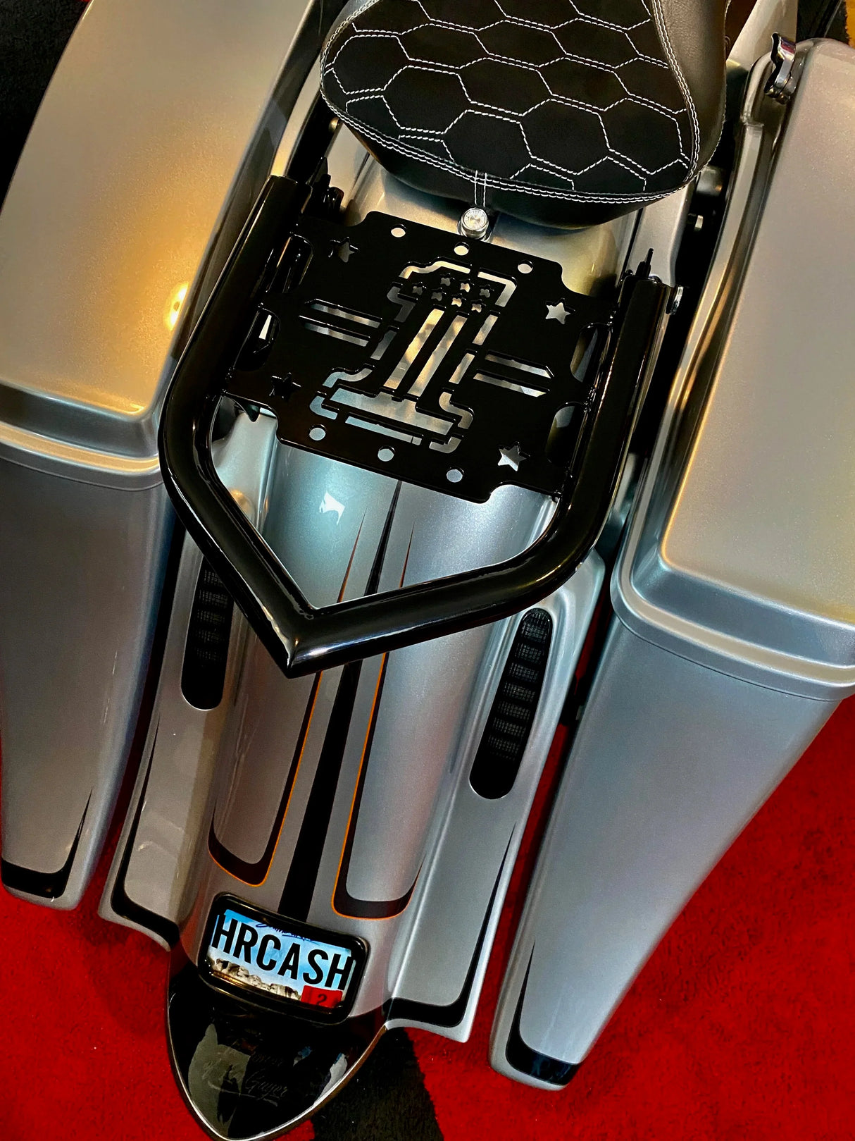 Siouxicide Choppers Touring Luggage Rack No.1, Chrome For Harley Touring 2009-2026