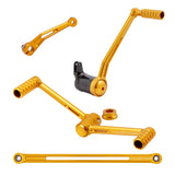 Arlen Ness SpeedLiner Foot Control Kit Solo Gold - 420-104 For Harley Touring 1999-2022