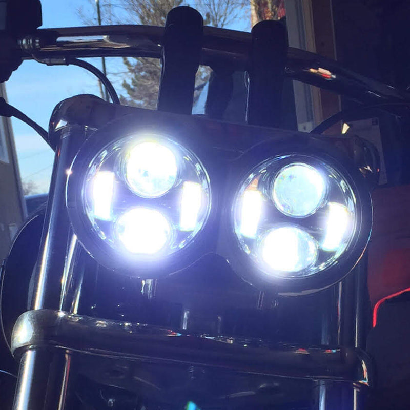 Original Garage Moto Harley-Davidson Fat Bob Fxdf OG LED Headlights