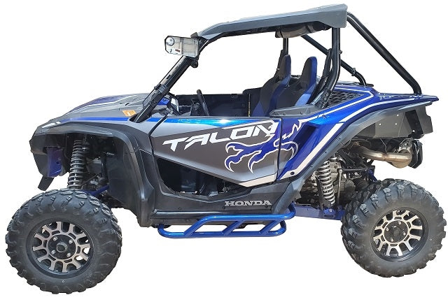 Tab Performance Honda Talon Rock Sliders Black, 2 Seater - HONDA-TALON-ROCK-SLIDER-BLACK-2-SEATER Honda Talon 2019-2025