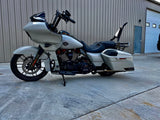 Siouxicide Choppers Touring Military Luggage Rack - Navy, Chrome, For 2009-Up Touring