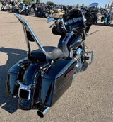 Siouxicide Choppers Chopped Engine Guard Villain Black For Harley Street Glide 2015-2023