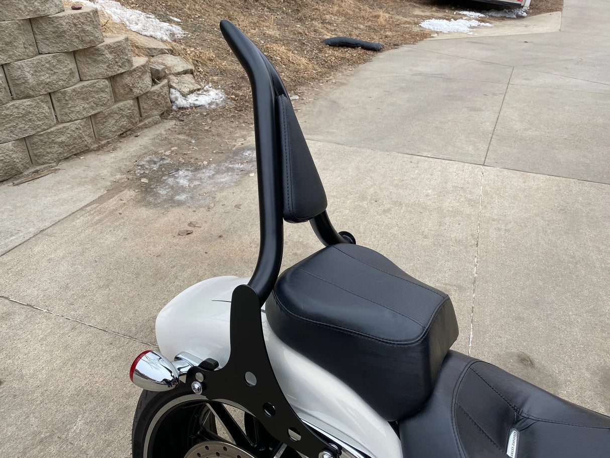 Siouxicide Choppers Breakout & Fat Boy Excalibur Detachable Sissy Bar Backrest Chrome, Short 16, 1 1/2 In, Fat Boy For Harley Softail 2018-2026