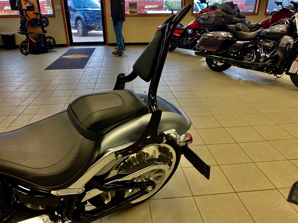 Siouxicide Choppers Breakout & Fat Boy Excalibur Detachable Sissy Bar Backrest Chrome, Short 16, 1 1/2 In, Fat Boy For Harley Softail 2018-2026