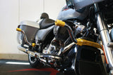 Siouxicide Choppers Sidewinderz Black, Billet Aluminum Translucent Purple, Front Upper & Front Lower & Rear For Harley Touring 2023-2026