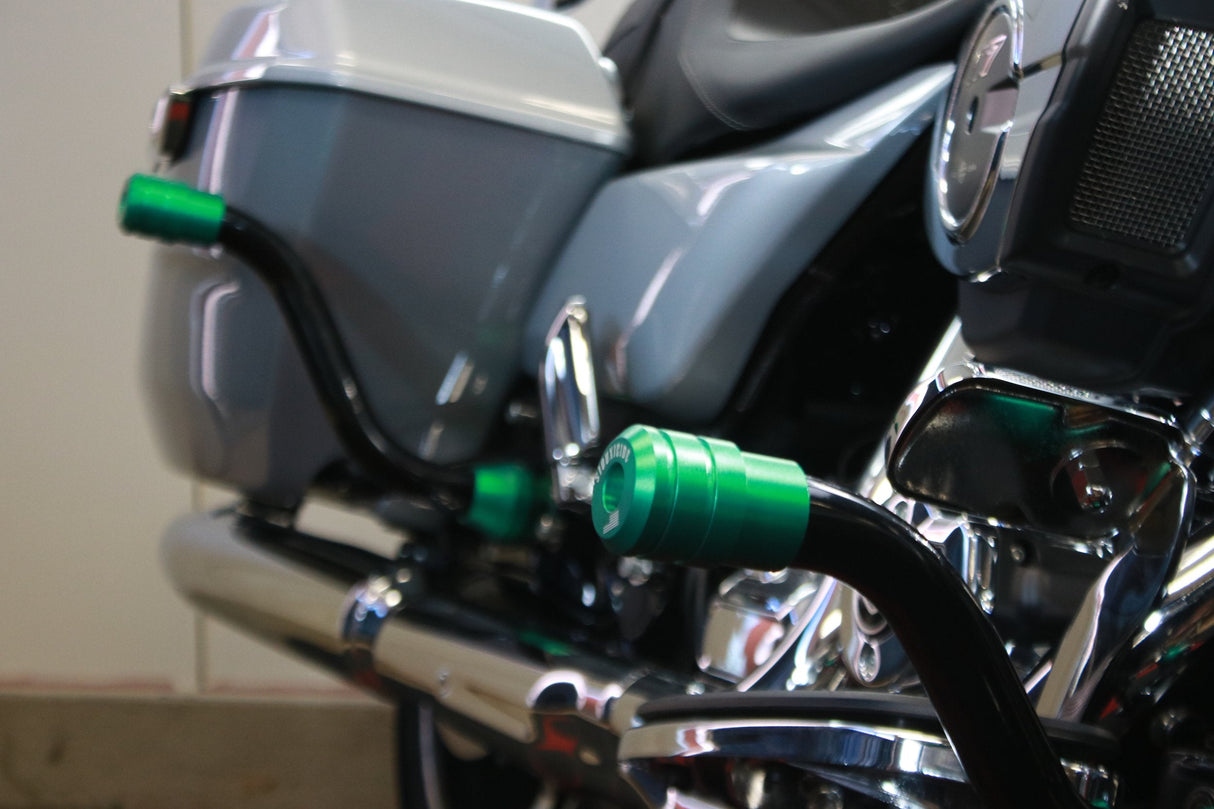 Siouxicide Choppers Sidewinderz Chrome, Billet Aluminum Chrome Plated, Front Upper & Front Lower & Rear For Harley Touring 2023-2026
