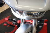 Siouxicide Choppers Sidewinderz Chrome, Steel Black CVO Red, Front Lower & Front Upper For Harley Touring 2009-2023