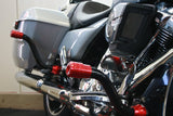 Siouxicide Choppers Sidewinderz Black, Raw Billet Aluminum, Front Upper For Harley Touring 2023-2026