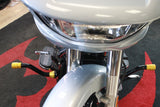 Siouxicide Choppers Sidewinderz Chrome, Steel Black Translucent Blue, Front Lower & Rear For Harley Touring 2023-2026