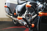 Siouxicide Choppers Sidewinderz Chrome, Raw Billet Aluminum, Front Lower & Front Upper For Harley Touring 2023-2026