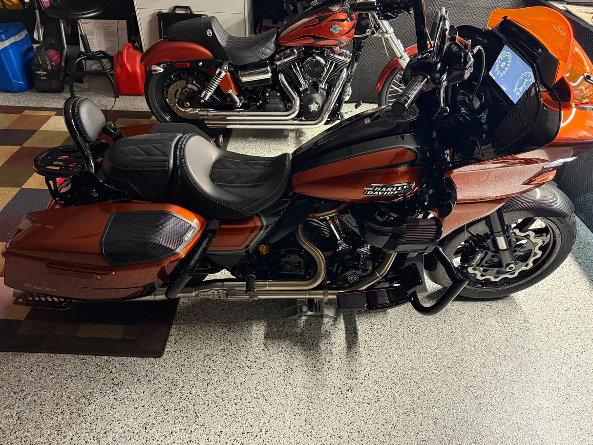 Siouxicide Choppers Halow Touring Luggage Rack - Chrome, For 2009-Up Touring Models