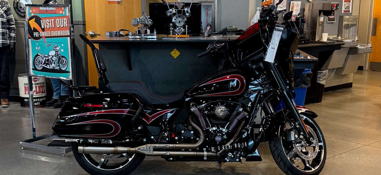Siouxicide Choppers Harley M8 Touring Performance Stainless 2-1 Exhaust Pipe Shorty