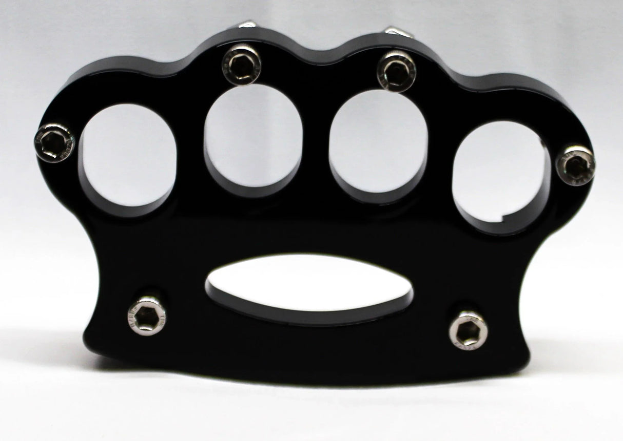 Siouxicide Choppers Brass Knuckle Brake Pedal Cover Black For Harley Touring 1997-2026