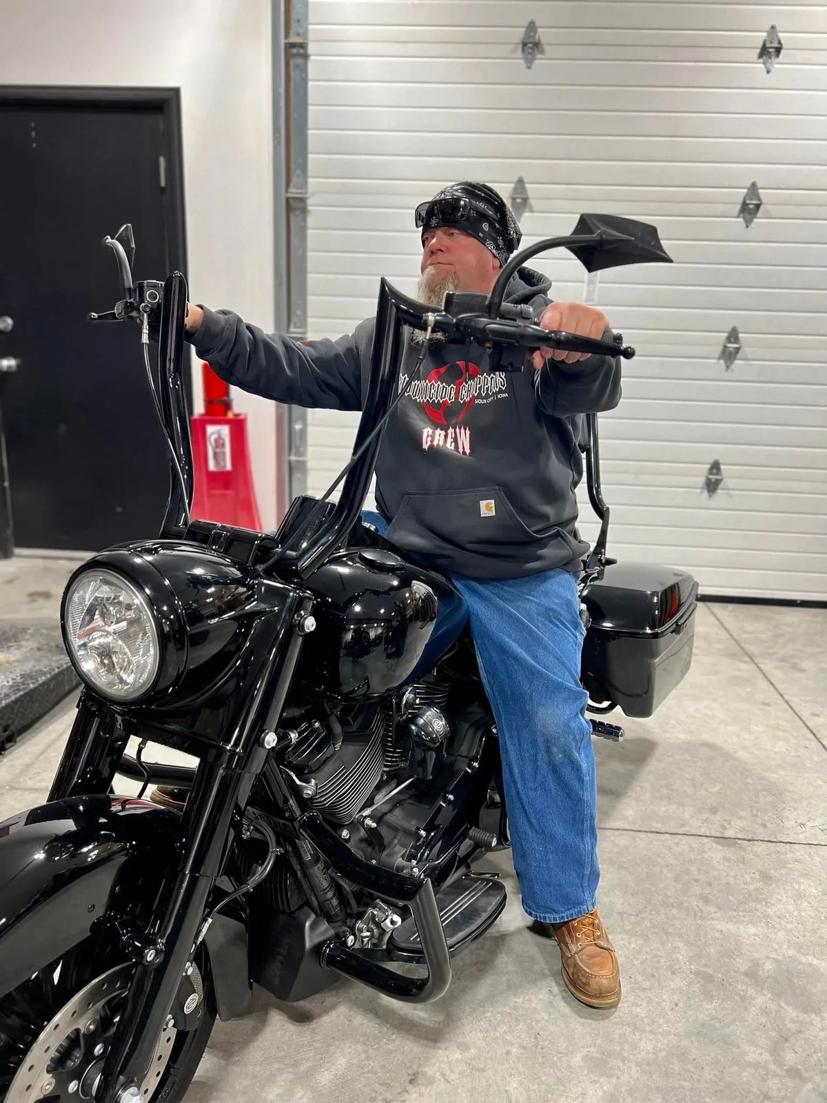Siouxicide Choppers Villain Road King Handlebars 1 1/2 In, 18 In For Harley Road King Special 2017-2025