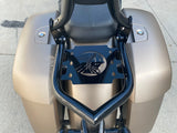 Siouxicide Choppers Indian Luggage Rack - Finger, Satin Black