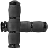 Tab Performance Indian PowerPlus 2-1 Muffler | - Black, Chrome Straight Tips, Zombie Baffles, Include Bracket 211-2221-BLACK-C2-Z-INCLUDE-BRACKET