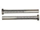 Tab Performance 4" Black B.A.M. Sticks Exhaust Pipes | Soft Bags - Black Straight Tips, No Baffles 211-2290-B2-NB