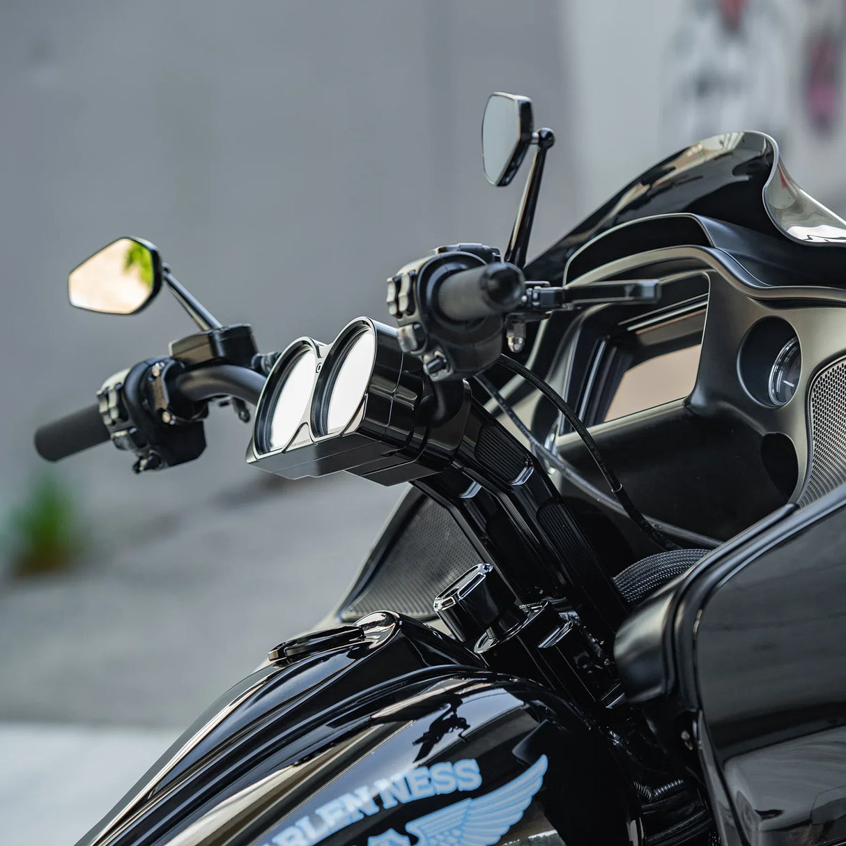 Arlen Ness Method Kickback Handlebar Riser 10" Black - 520-032 For Harley Touring 2015-2024