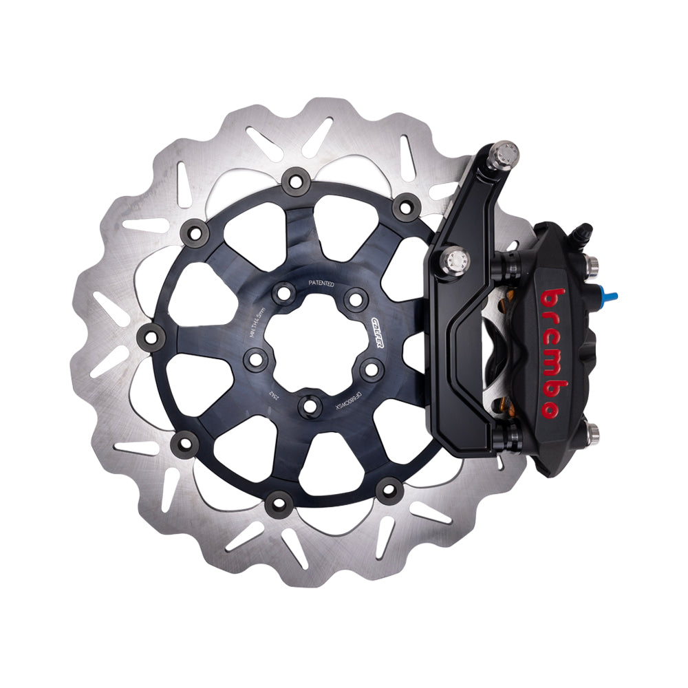 Original Garage Moto OG 13" Complete Radial Big Brake Kit For Dyna Single Disc