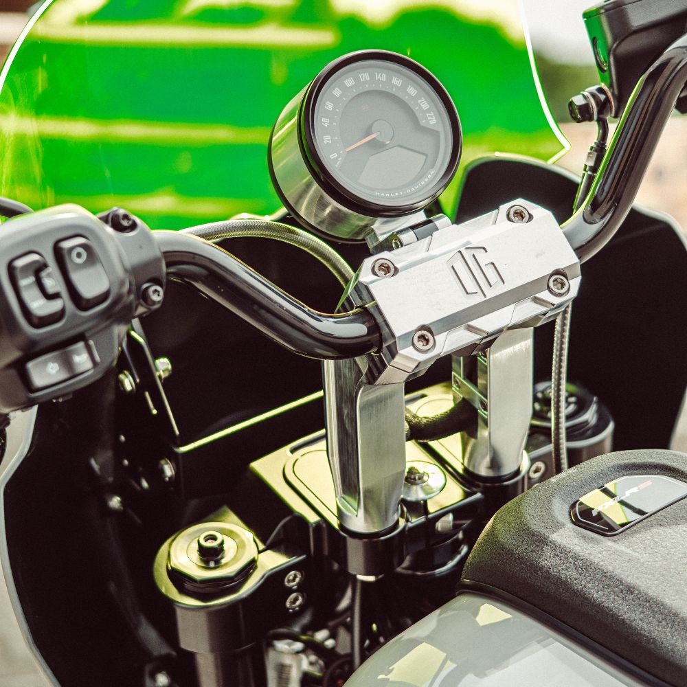 Original Garage Moto OG Lowrider S & ST Drop 1" Triple Trees Kit For Harley Softail Low Rider 2020-2026