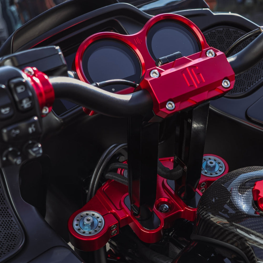 Original Garage Moto OG 8.5" Pull Back Risers For Harley Softail 2018