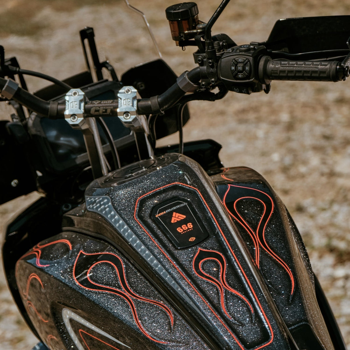 Original Garage Moto OG 9.5" Pan America Pull Back Risers