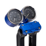 Original Garage Moto OG Dual Billet Gauge Pods For Harley Motorcycles 1965-2026