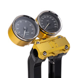 Original Garage Moto OG Dual Billet Gauge Pods For Harley Motorcycles 1965-2026