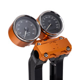 Original Garage Moto OG Dual Billet Gauge Pods For Harley Motorcycles 1965-2026