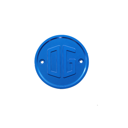 Original Garage Moto OG Gauge Block Off Plate For Harley 1991-2023