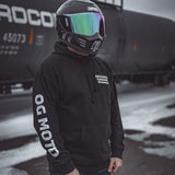 Original Garage Moto Pullover Hoodie - Black