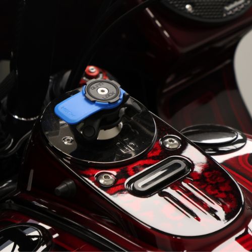 Original Garage Moto OG Quad Lock Reversible Gauge Block Off Plate For Harley Motorcycles 1991-2023