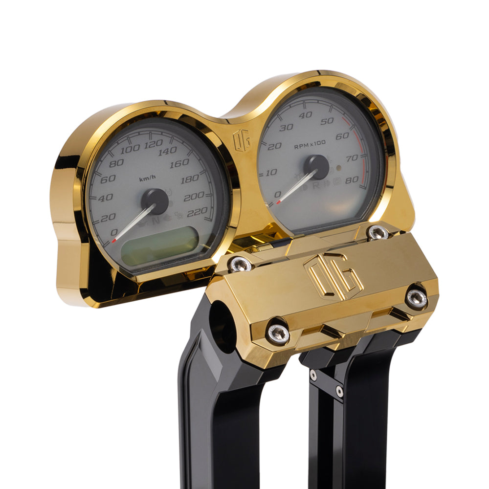 Original Garage Moto OG Road Glide Billet Gauges Bezel