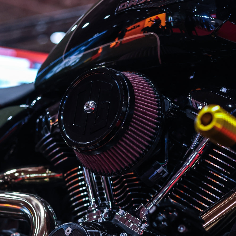 Original Garage Moto OG Round Air Cleaner Cover - Classic