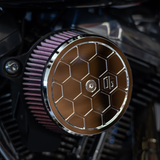 Original Garage Moto OG Round Air Cleaner Cover - HoneyComp